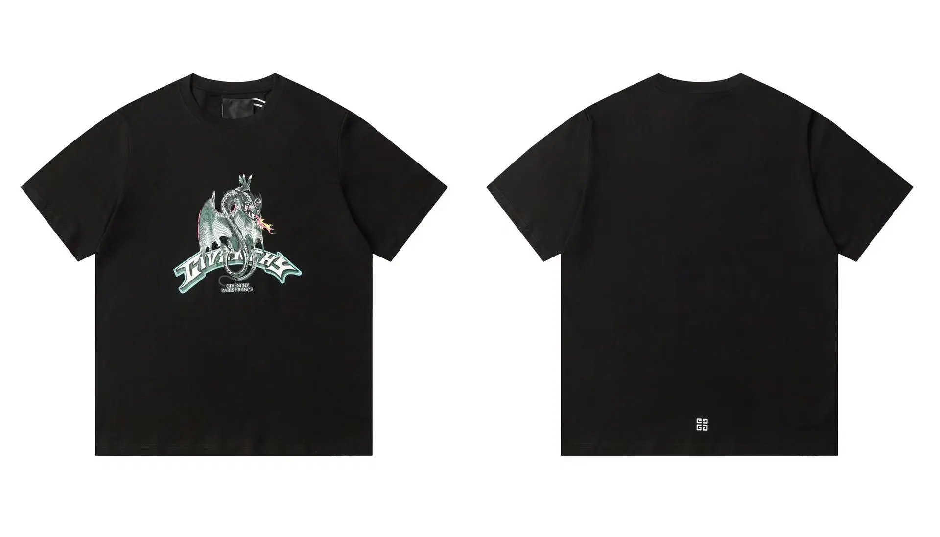 Givenchy T-Shirts Graphic Print Crewneck T-Shirt — 29