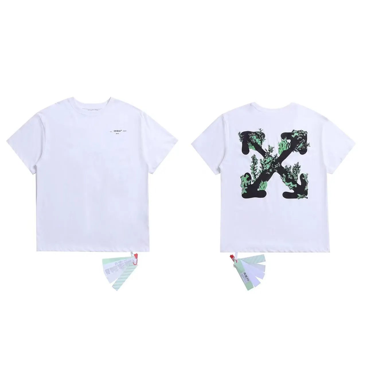 Off-White T-Shirts Graphic Arrow-Print Short-Sleeve T-Shirt — 15