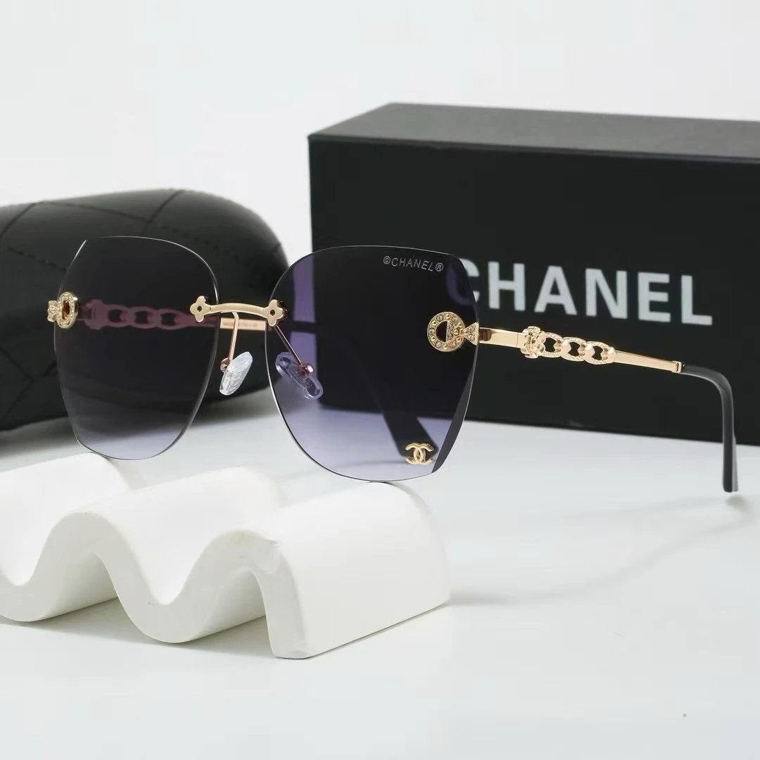 Chanel Eyewear Sunglasses with round or square frames — 36