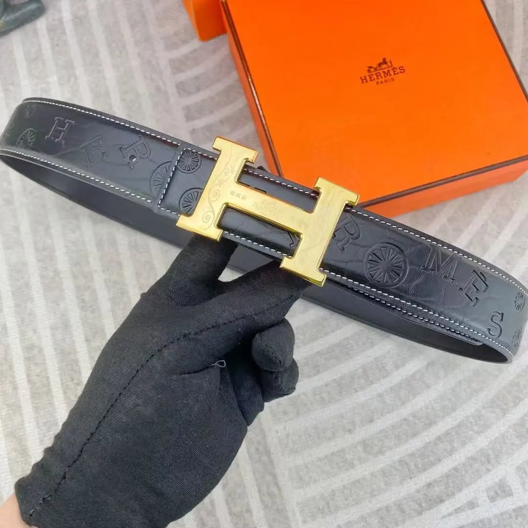 Hermès Belts K1-0118 H-Buckle Leather Belt — 11