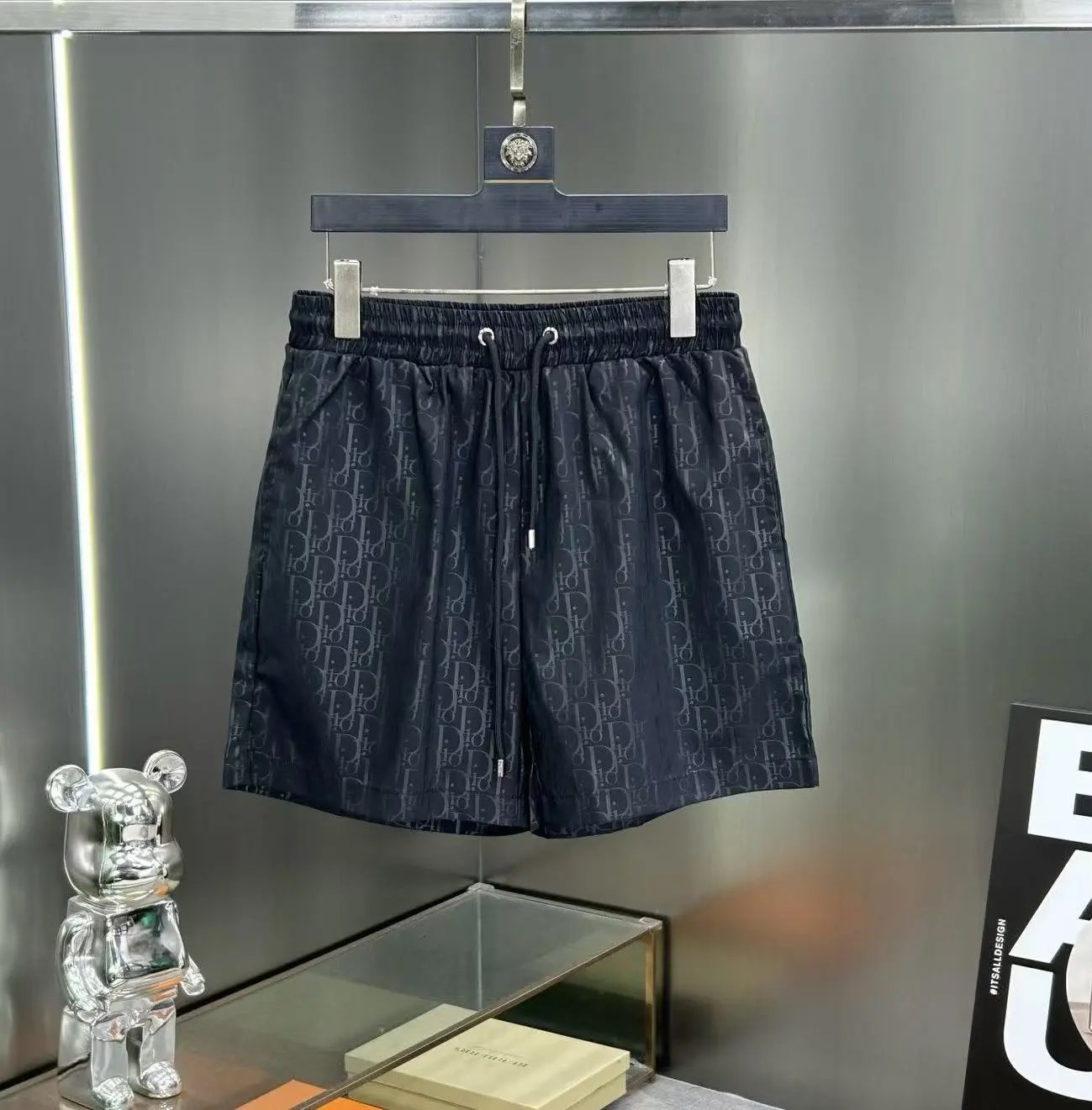Dior Swimwear Logo Print Swim Shorts — 24