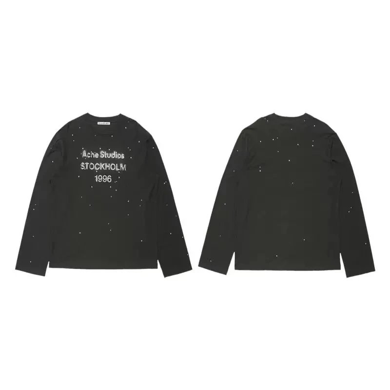 Acne Studios T-Shirts Stockholm 1996 Graphic Long-Sleeve T-Shirt — 33
