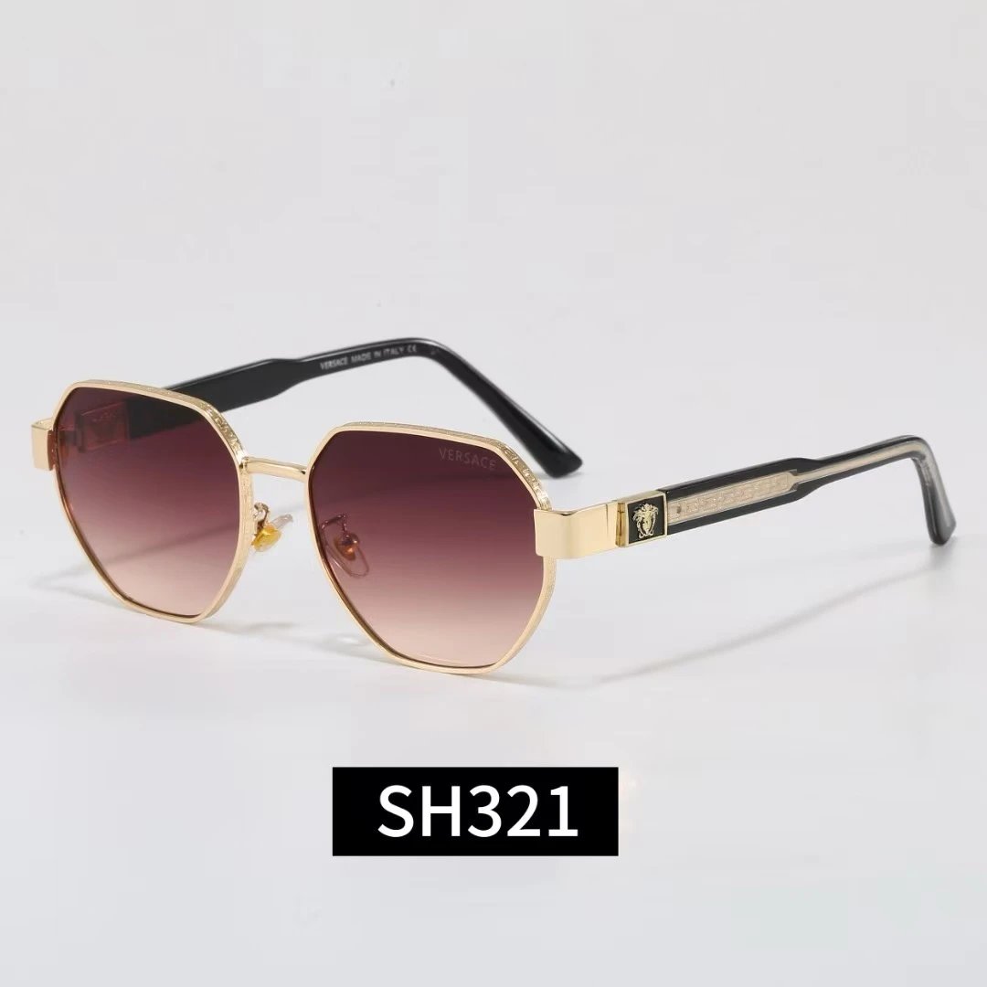 Versace Eyewear YX3207 geometric sunglasses with Medusa emblems — 31