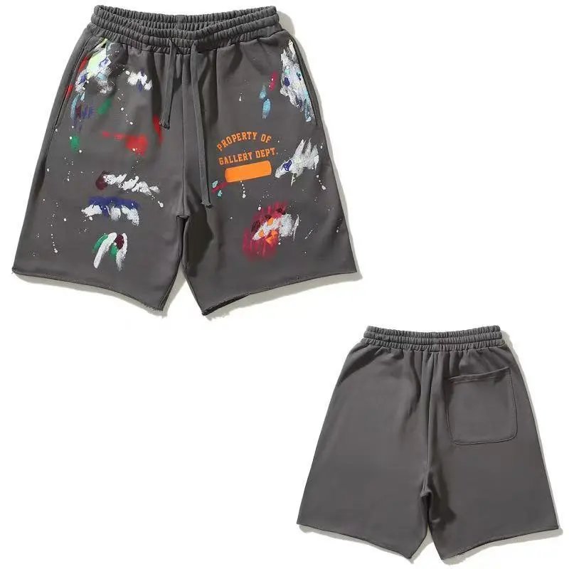 Gallery Dept. Shorts Elastic-waist drawstring logo graphic — 18