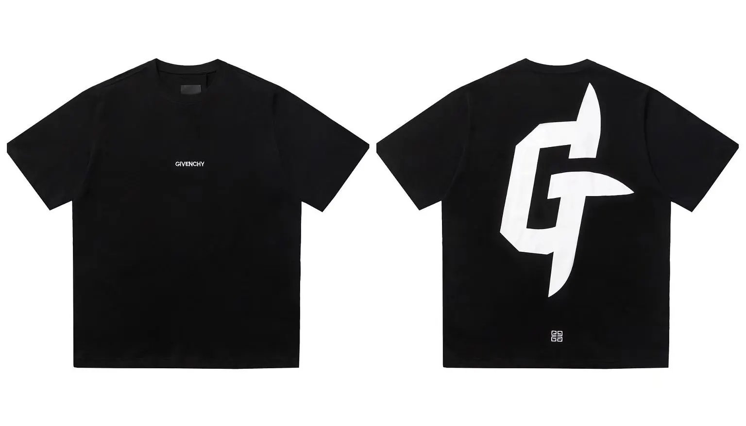 Givenchy T-Shirts Graphic Print Crewneck T-Shirt — 27