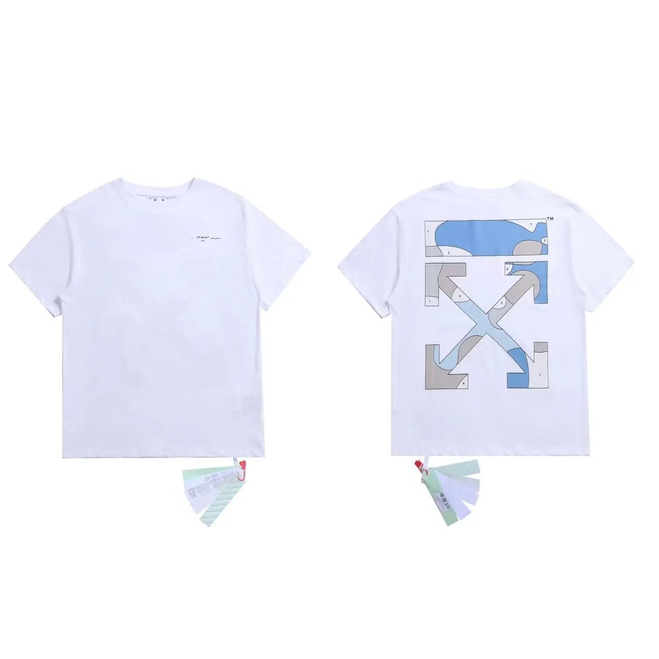 Off-White T-Shirts Graphic Arrow-Print Short-Sleeve T-Shirt — 39
