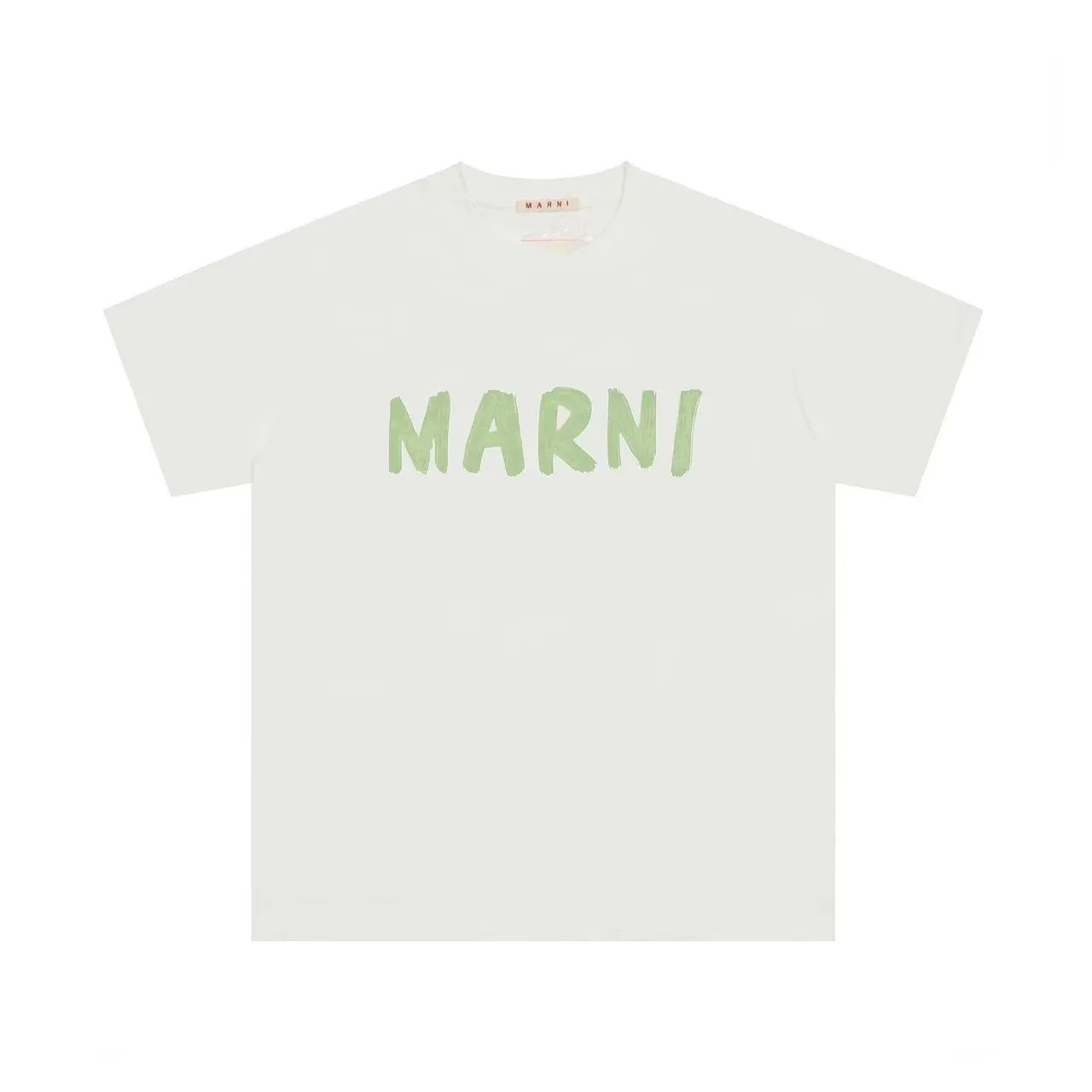 Marni T-Shirts Logo Print Short-Sleeve T-Shirt — 19