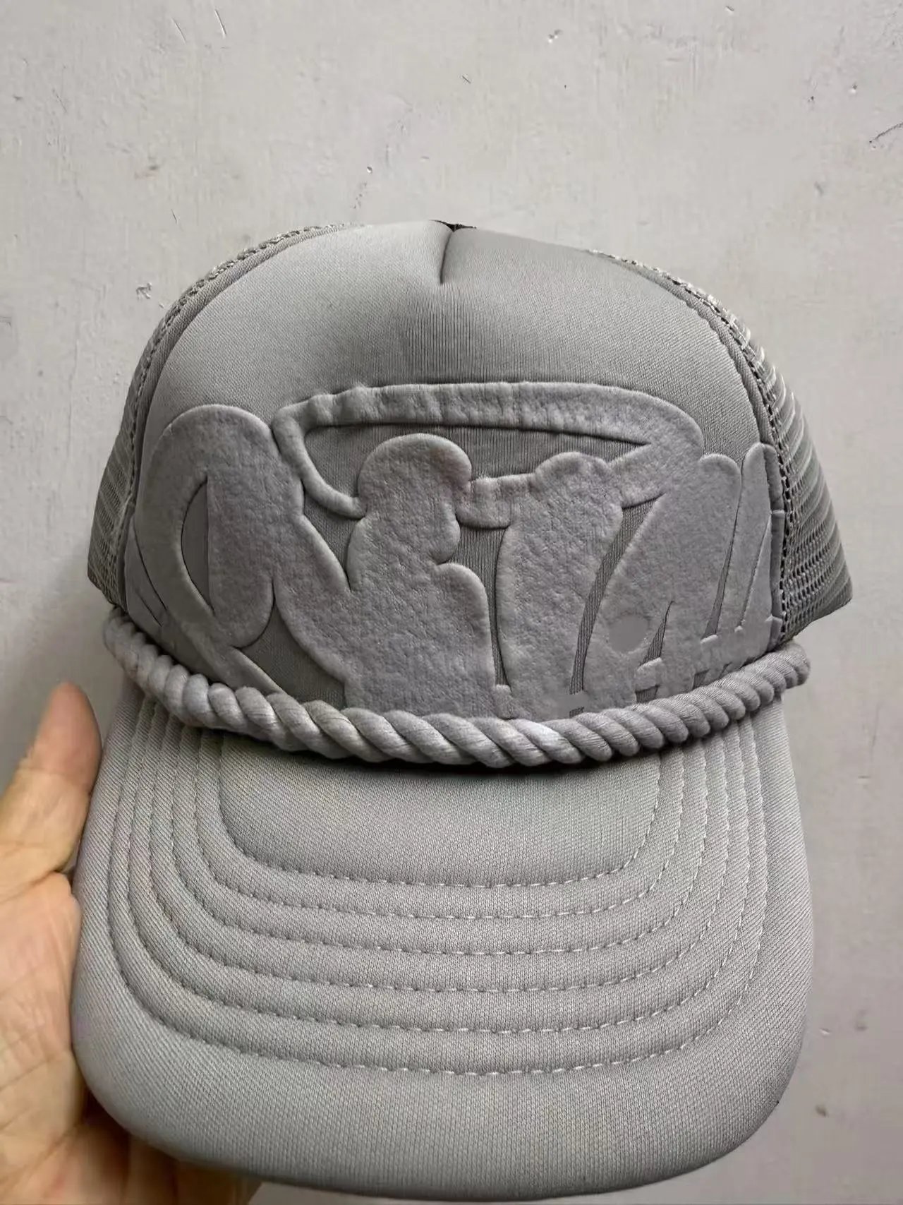 AMIRI Hats Mesh Trucker Cap with Embroidered Logo — 38