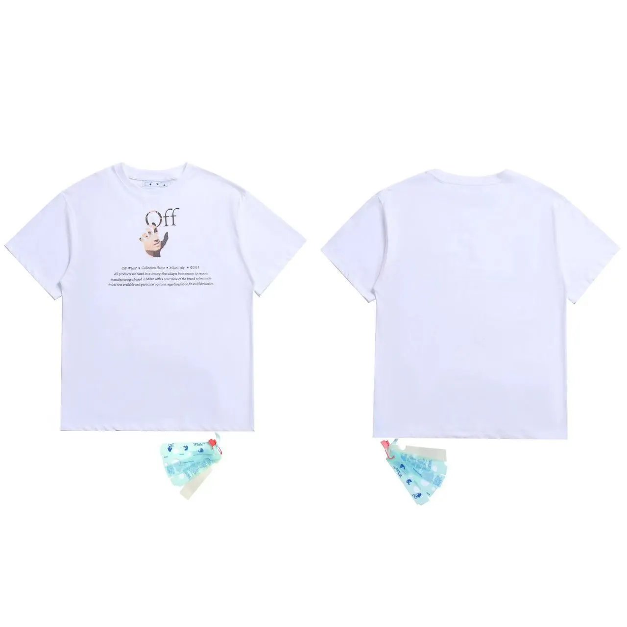Off-White T-Shirts Graphic Arrow-Print Short-Sleeve T-Shirt — 19