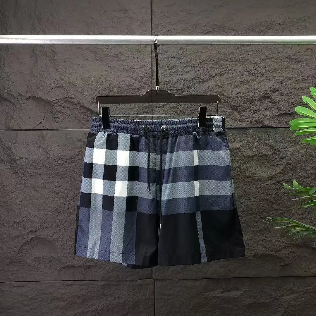 Burberry Shorts Elastic-Waist Drawstring Logo — 35
