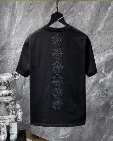 Chrome Hearts T-Shirts Short-Sleeve Cross Graphic — 15