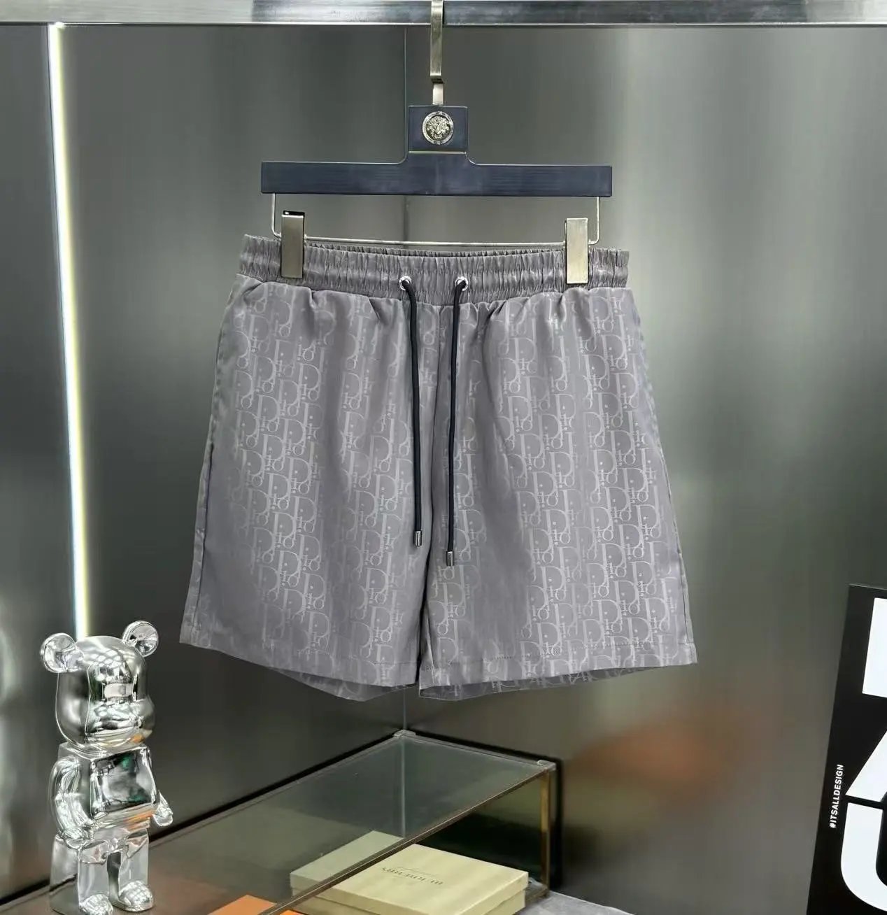 Dior Swimwear Logo Print Swim Shorts — 23