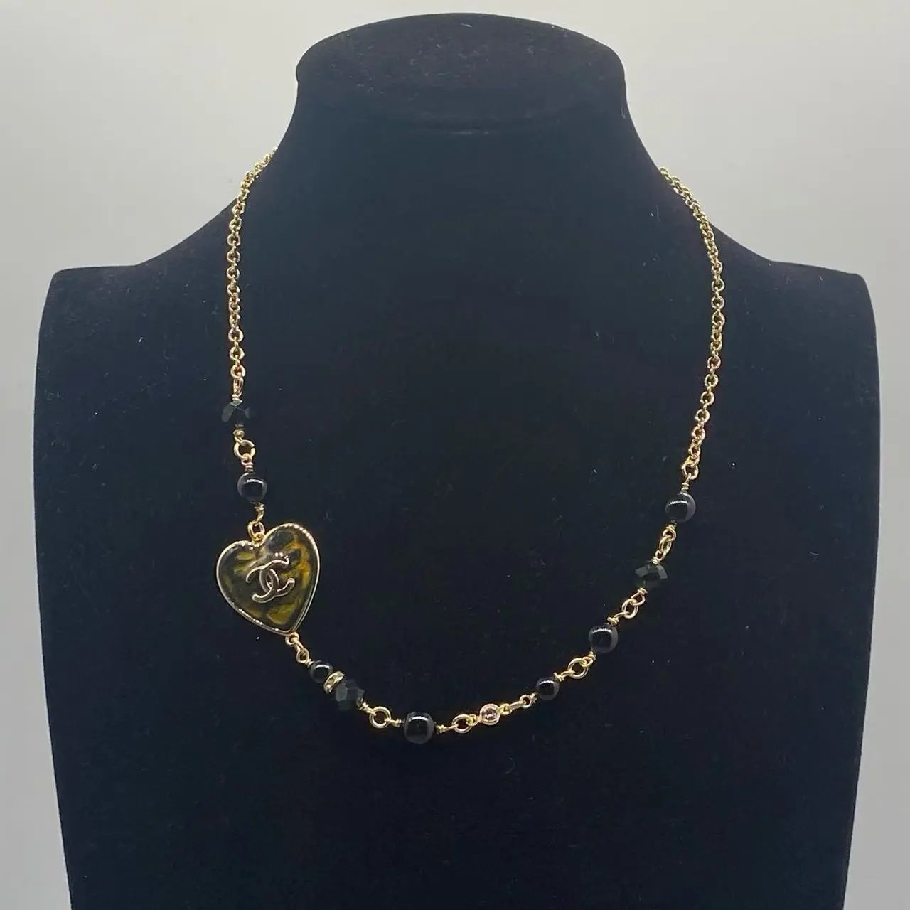 Chanel Jewelry Logo Pendant Necklace — 36