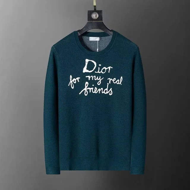 Louis Vuitton Knitwear Long-Sleeve Logo Knit Sweater product detail image 6