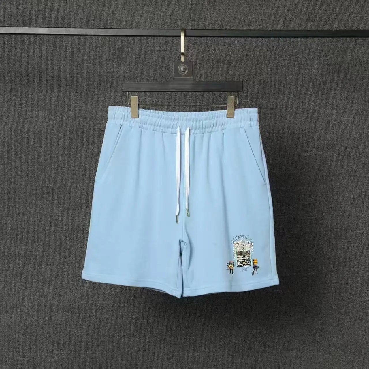 Casablanca Shorts Graphic-print drawstring — 33