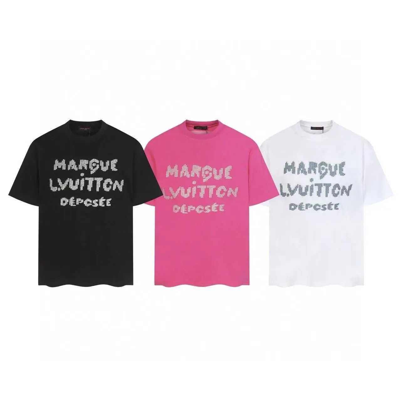 Celine T-Shirts Short-Sleeve Logo Print — 38 Black