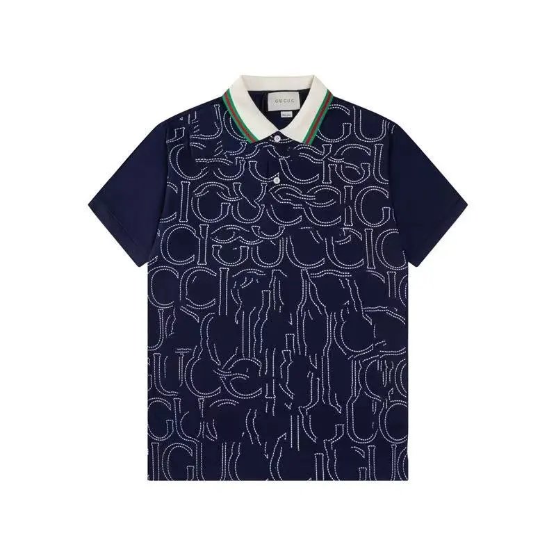 Gucci Shirts Short-Sleeve Polo Shirt — 32