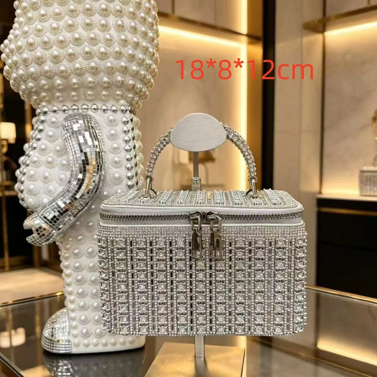Chanel Shoulder Bags Chain-trim flap bag — 0