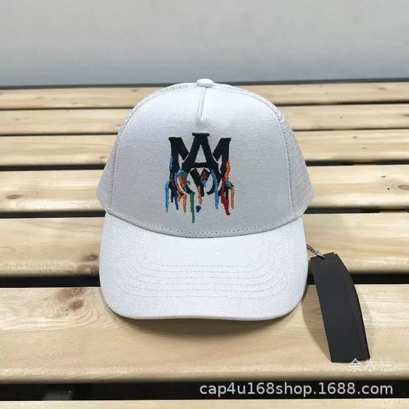 AMIRI Hats Mesh Trucker Cap with Embroidered Logo — 33
