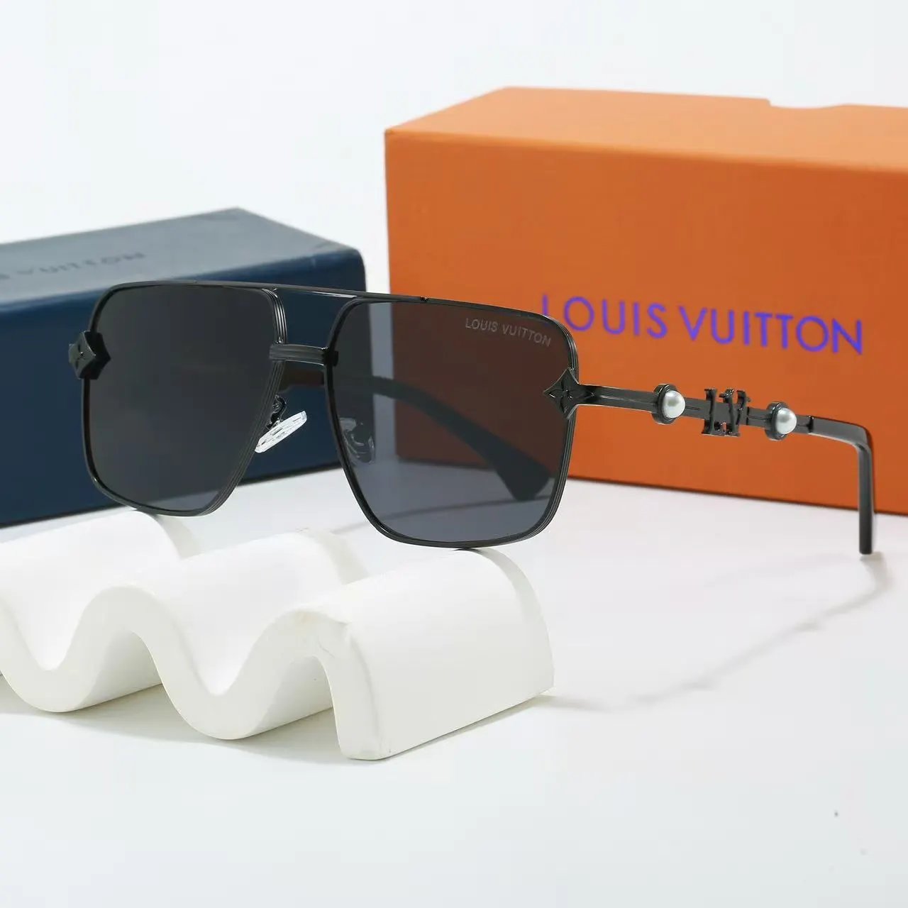 Louis Vuitton Eyewear Monogram Shield Sunglasses — 18