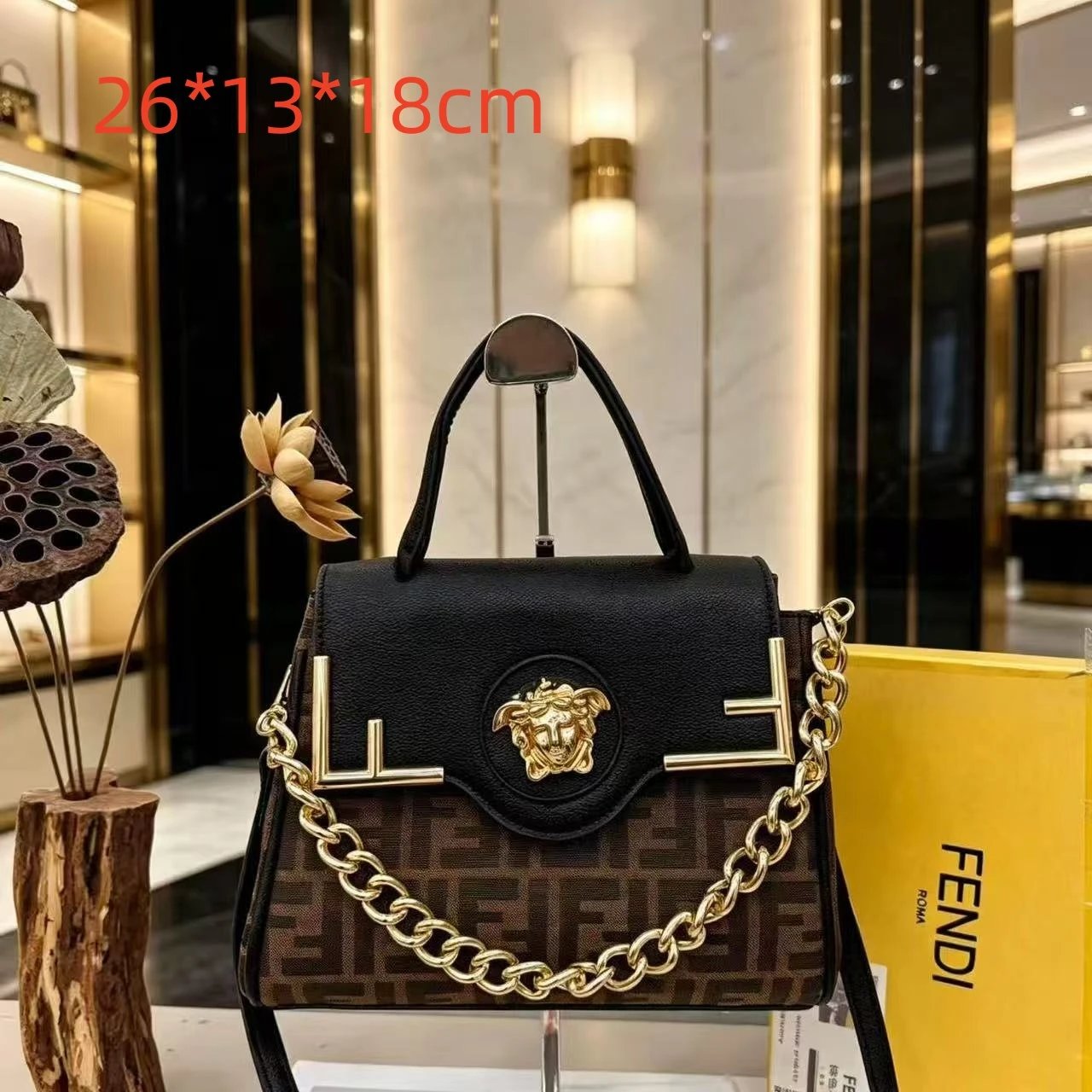 Chanel Crossbody Bags Quilted chain-strap flap bag — 12
