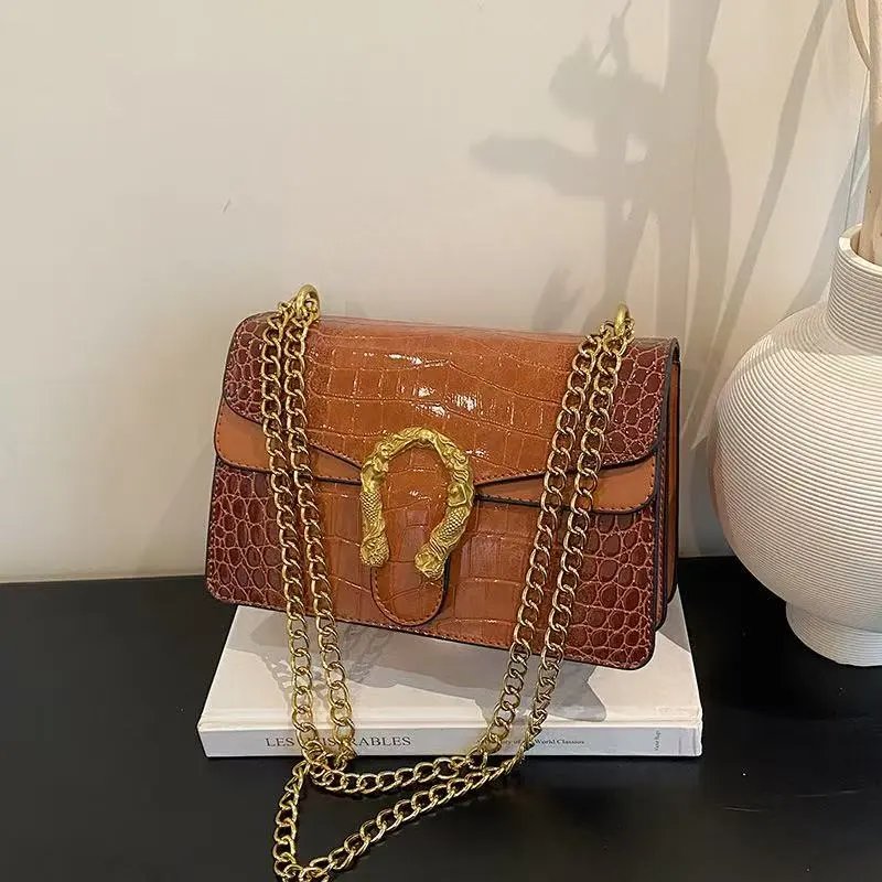 Gucci Crossbody Bags Chain-strap flap with GG monogram or quilted double-G hardware — 5: 22*10*7cm