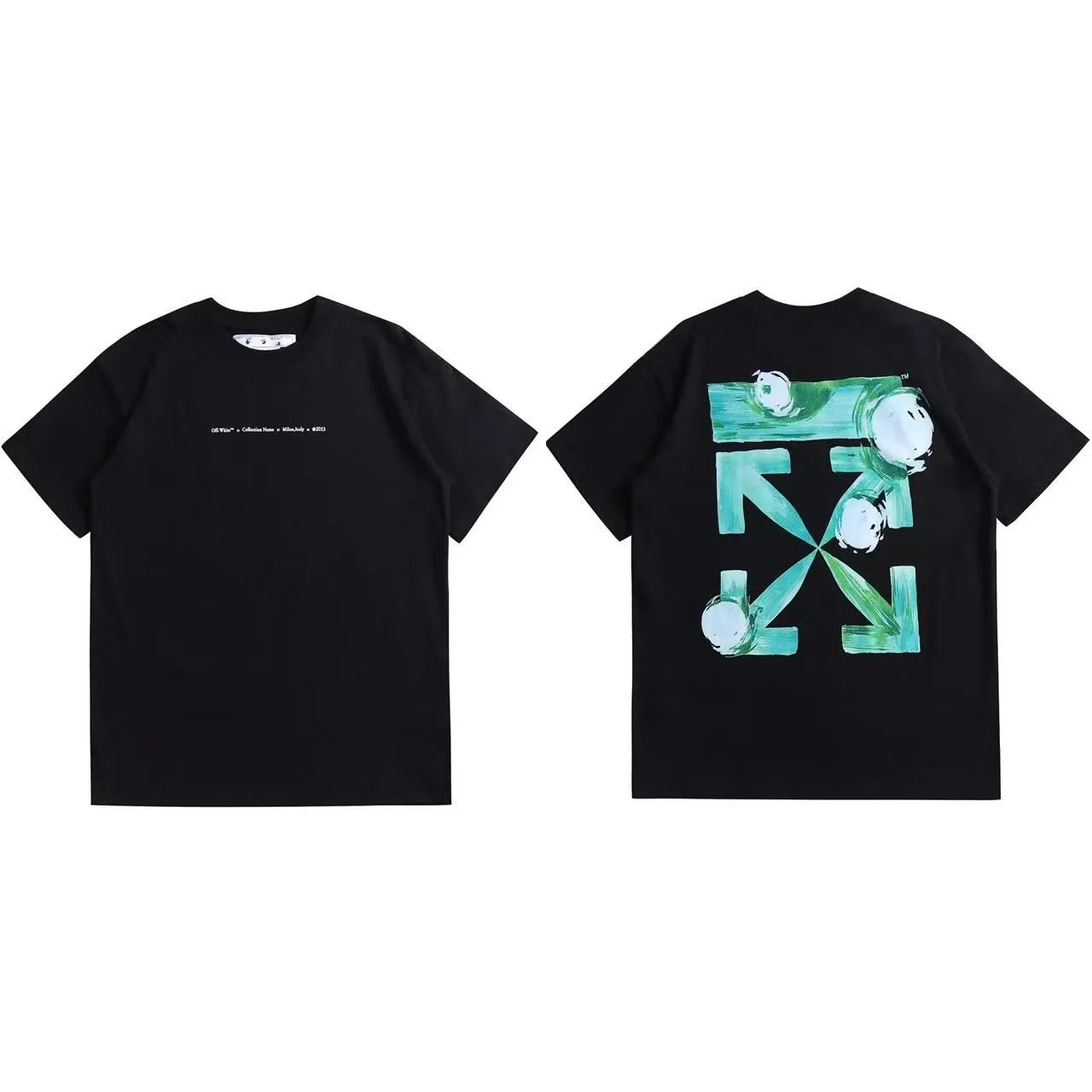 Off-White T-Shirts Graphic Arrow-Print Short-Sleeve T-Shirt — 3