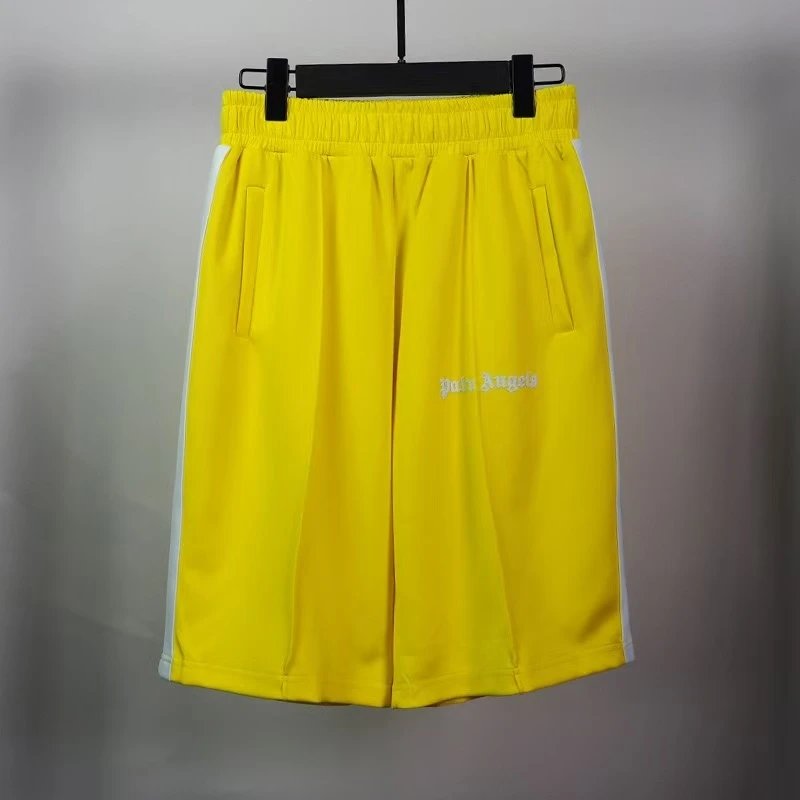 Palm Angels Shorts Elastic-Waist Side-Stripe — 22