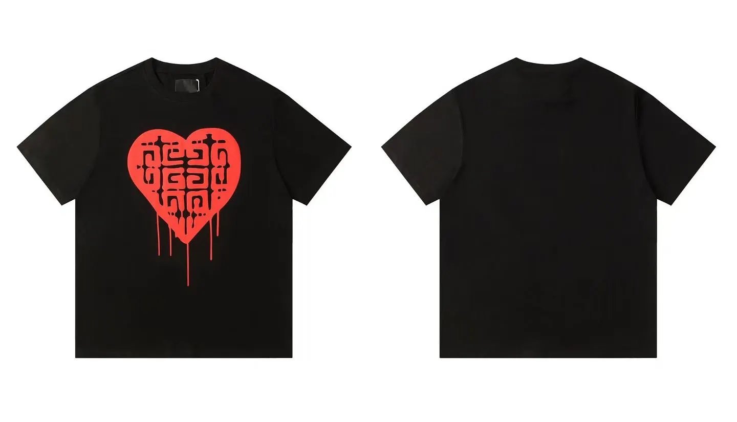 Givenchy T-Shirts Graphic Print Crewneck T-Shirt — 33