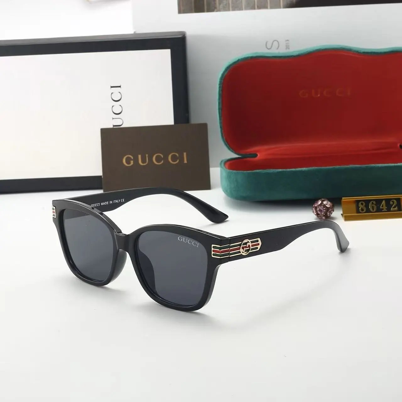 Gucci Eyewear 2293 Oversized Square Sunglasses — 15