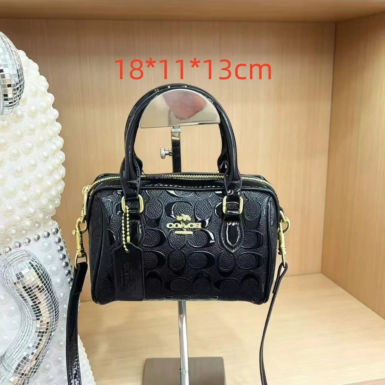 Chanel Handbags Top-Handle Tote with Logo-Print Shoulder Strap and Scarf — 34