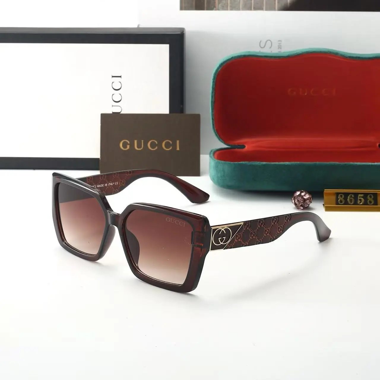 Gucci Eyewear 2293 Oversized Square Sunglasses — 8