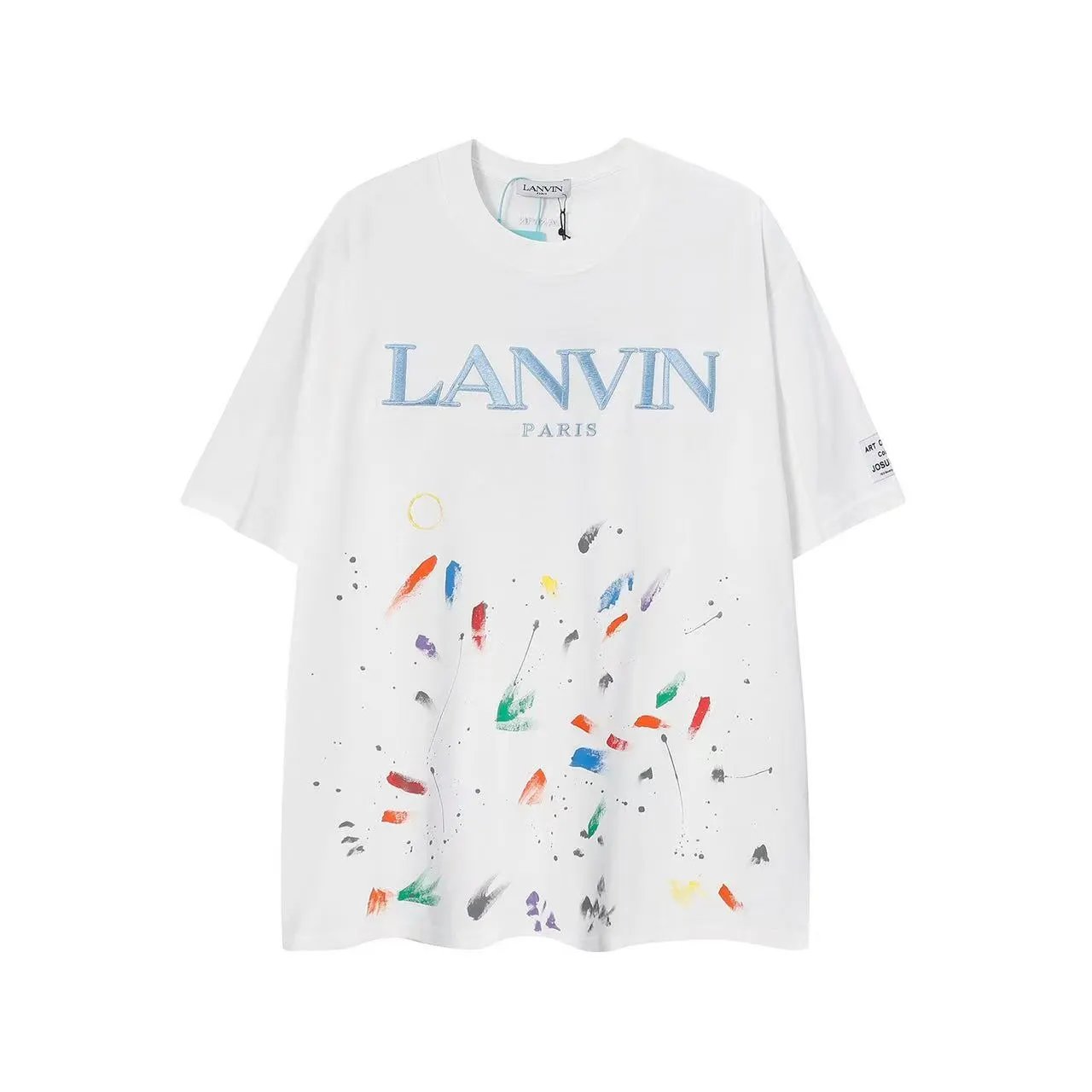 Celine T-Shirts Short-Sleeve Logo Print — 9
