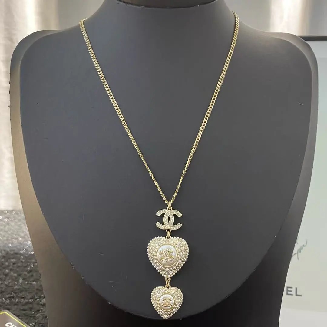 Chanel Jewelry Logo Pendant Necklace — 20