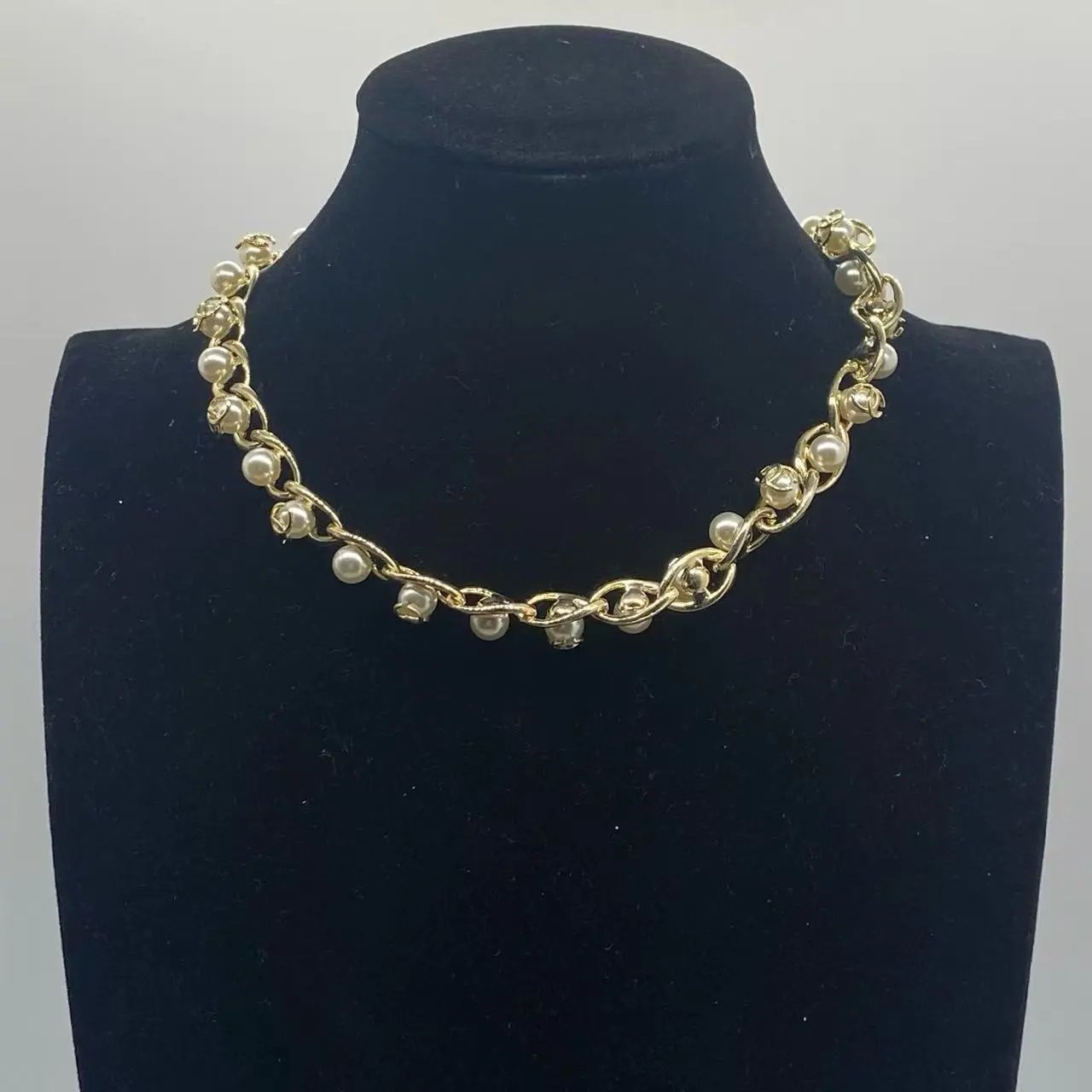 Chanel Jewelry Logo Pendant Necklace — 30