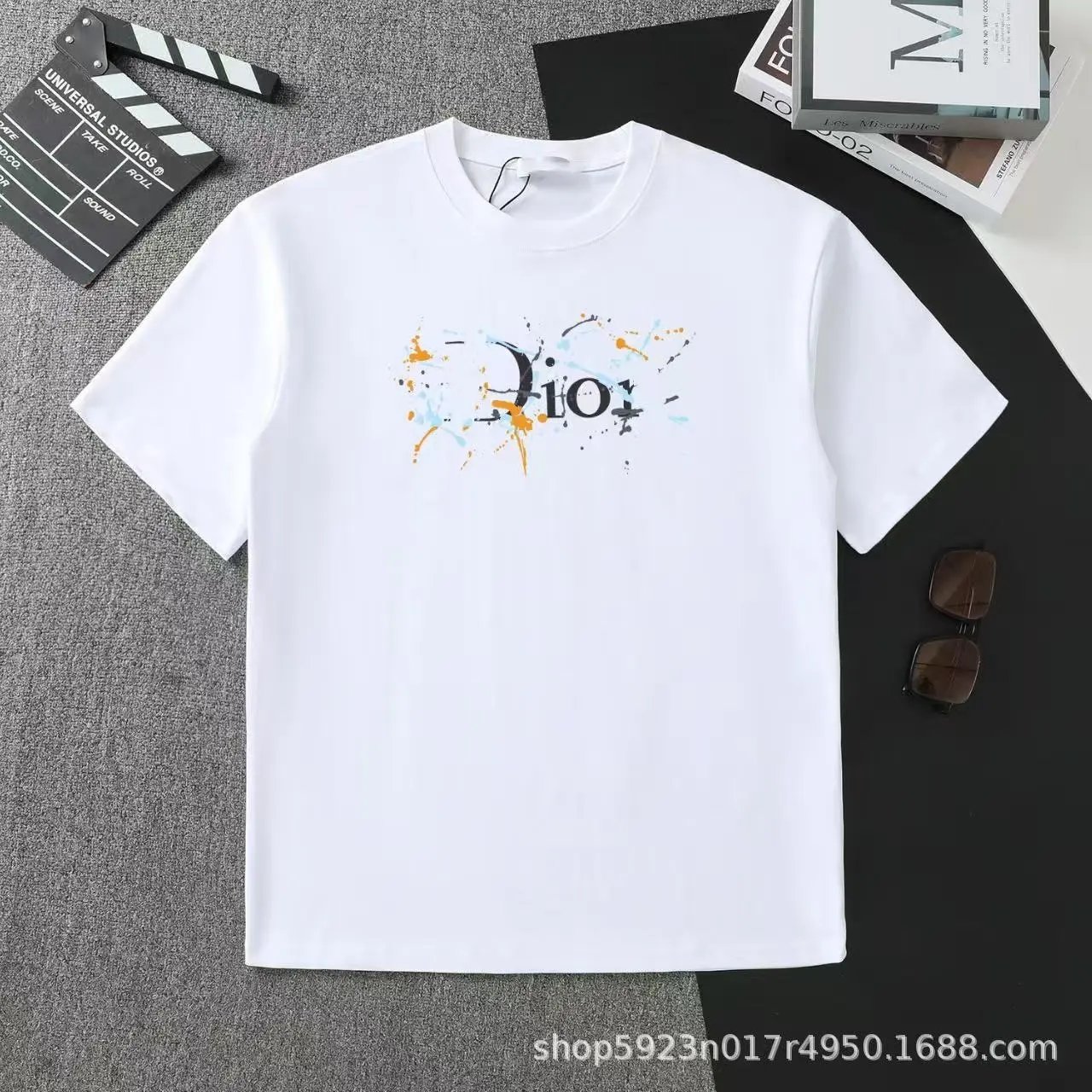 Dior Shirts Short-Sleeve Polo Shirt — 38