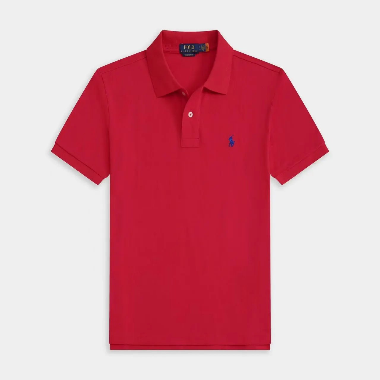Unbranded T-Shirts Short-Sleeve Polo Shirt with Embroidered Horse Motif — 24