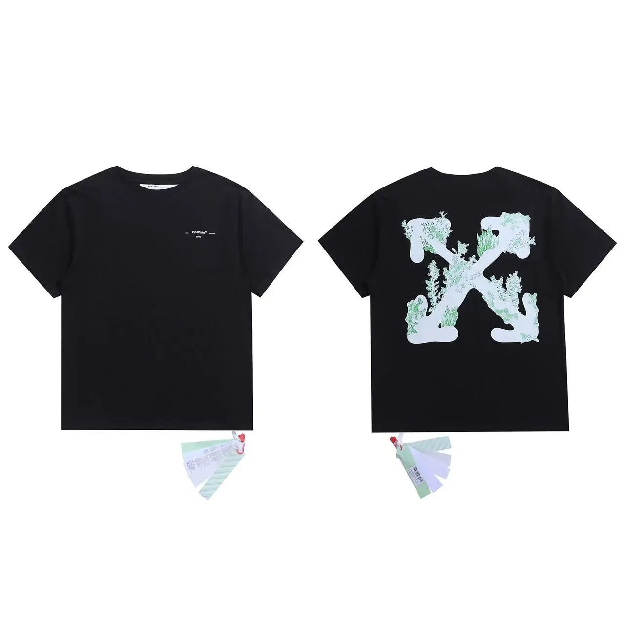 Off-White T-Shirts Graphic Arrow-Print Short-Sleeve T-Shirt — 18