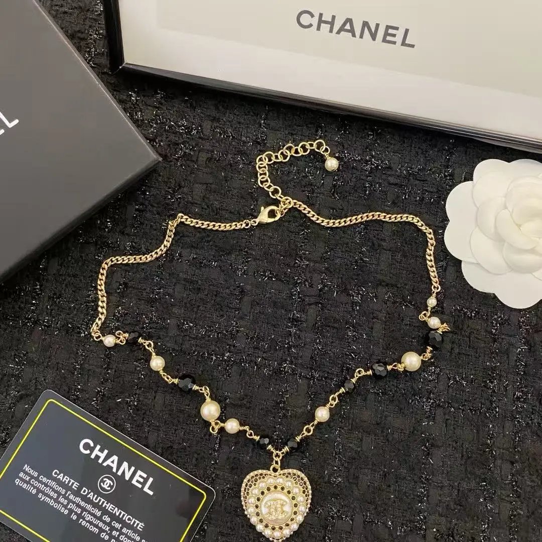 Chanel Jewelry Logo Pendant Necklace — 19