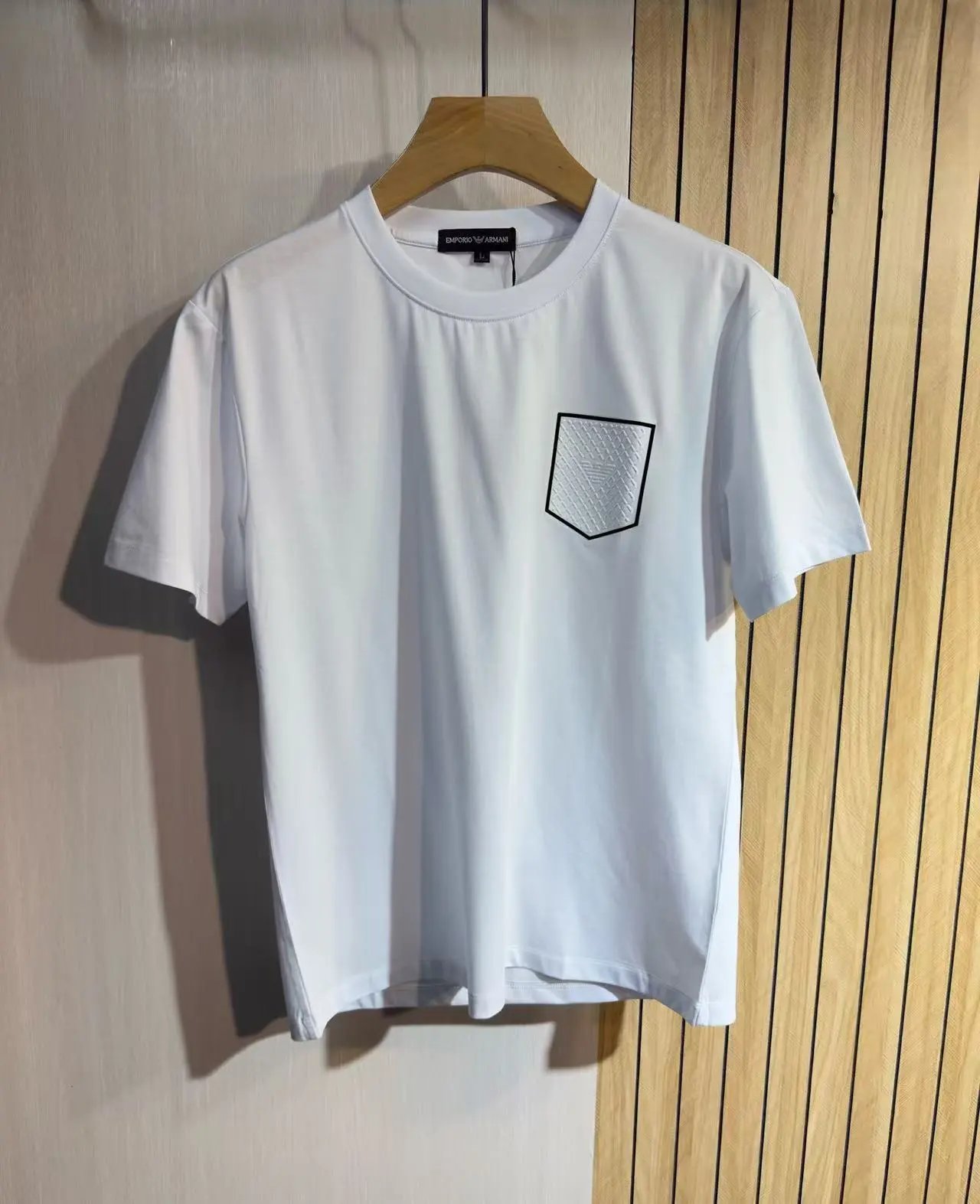Emporio Armani T-Shirts EA7 Logo Short-Sleeve T-Shirt — 17