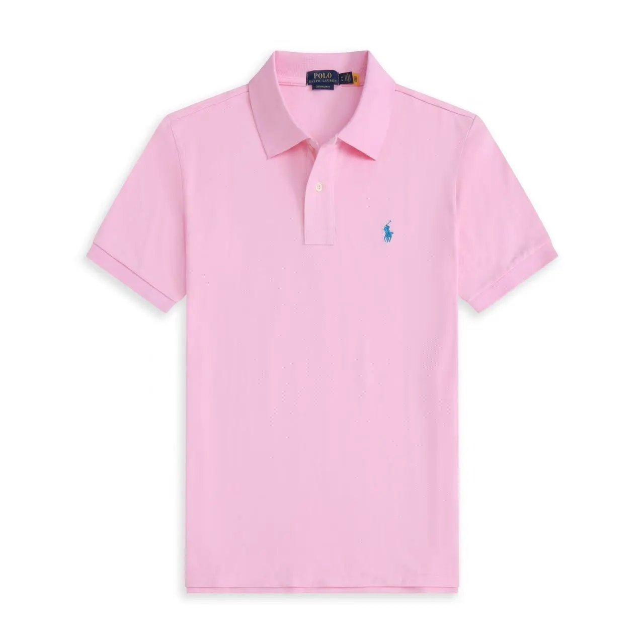 Unbranded T-Shirts Short-Sleeve Polo Shirt with Embroidered Horse Motif — 23
