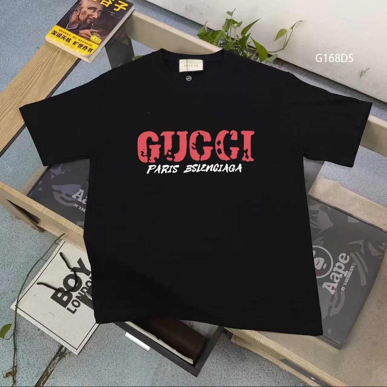 Gucci T-Shirts Short-Sleeve Logo Print — 6