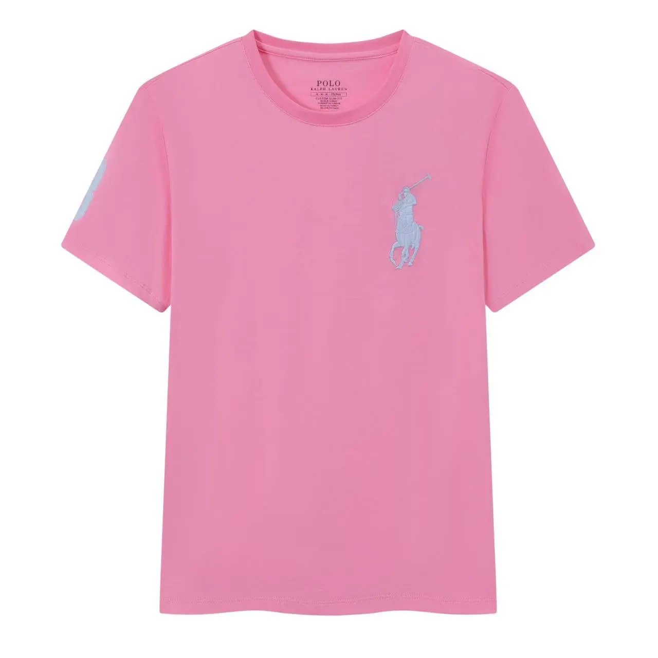 Polo Ralph Lauren T-Shirts Short-sleeve crew-neck T-shirt with embroidered pony logo — 30