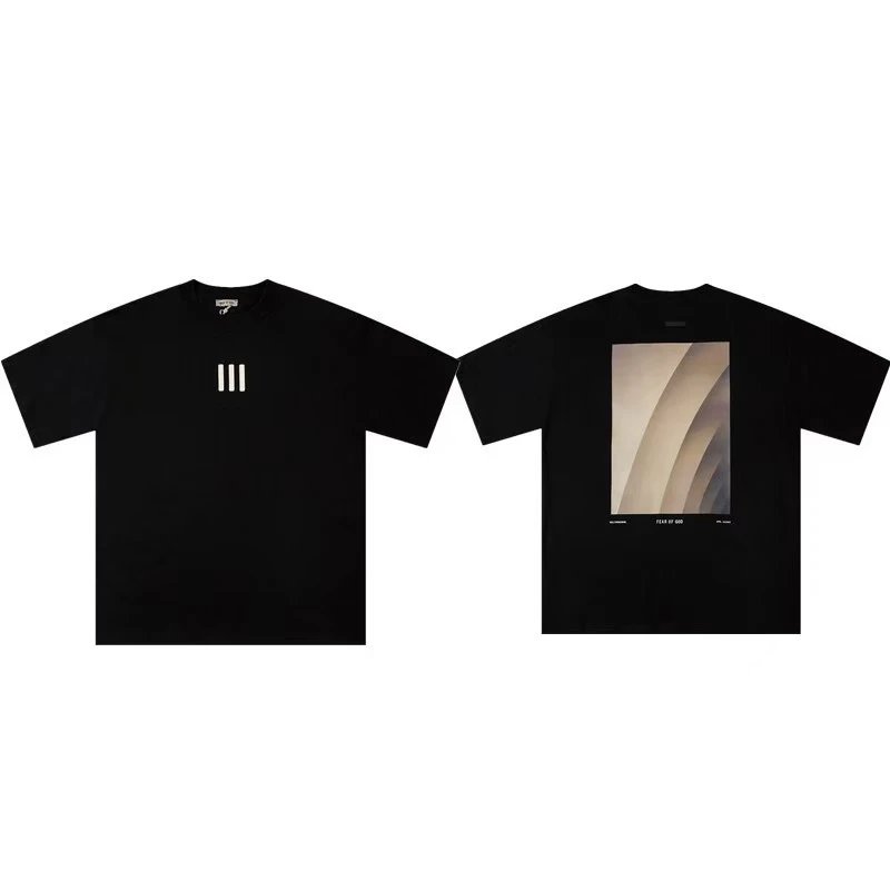 Fear of God T-Shirts Essentials Arched Logo Short-Sleeve T-Shirt — 40