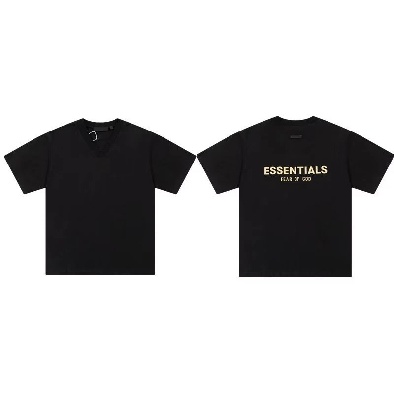 Fear of God T-Shirts Essentials Arched Logo Short-Sleeve T-Shirt — 36