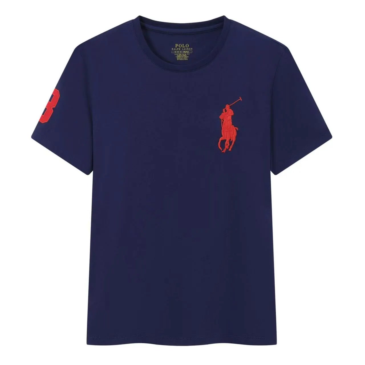 Polo Ralph Lauren T-Shirts Short-sleeve crew-neck T-shirt with embroidered pony logo — 209
