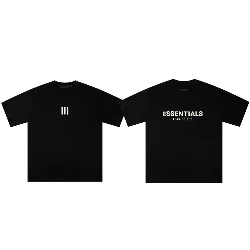 Fear of God T-Shirts Essentials logo short-sleeve crewneck — 36