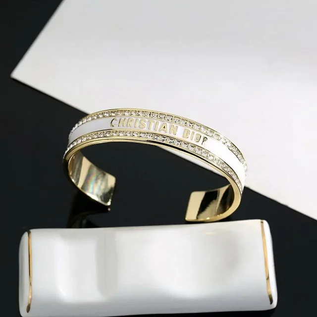Dior Jewelry Rhinestone Cuff and Charm Bracelets product detail image 2