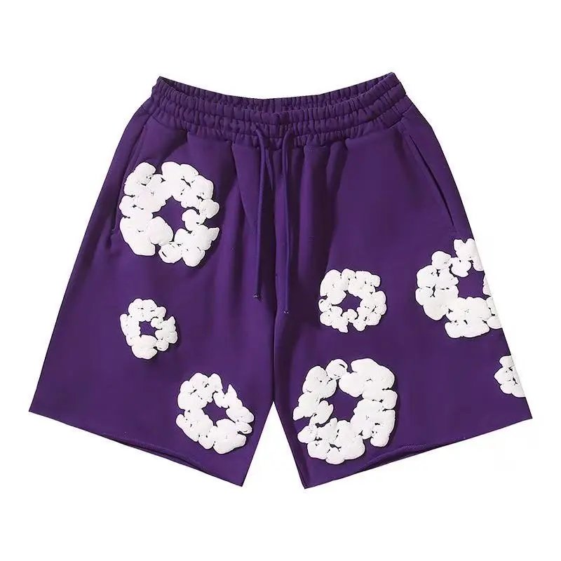 Unbranded Shorts D-0135 Floral Print Drawstring — 13