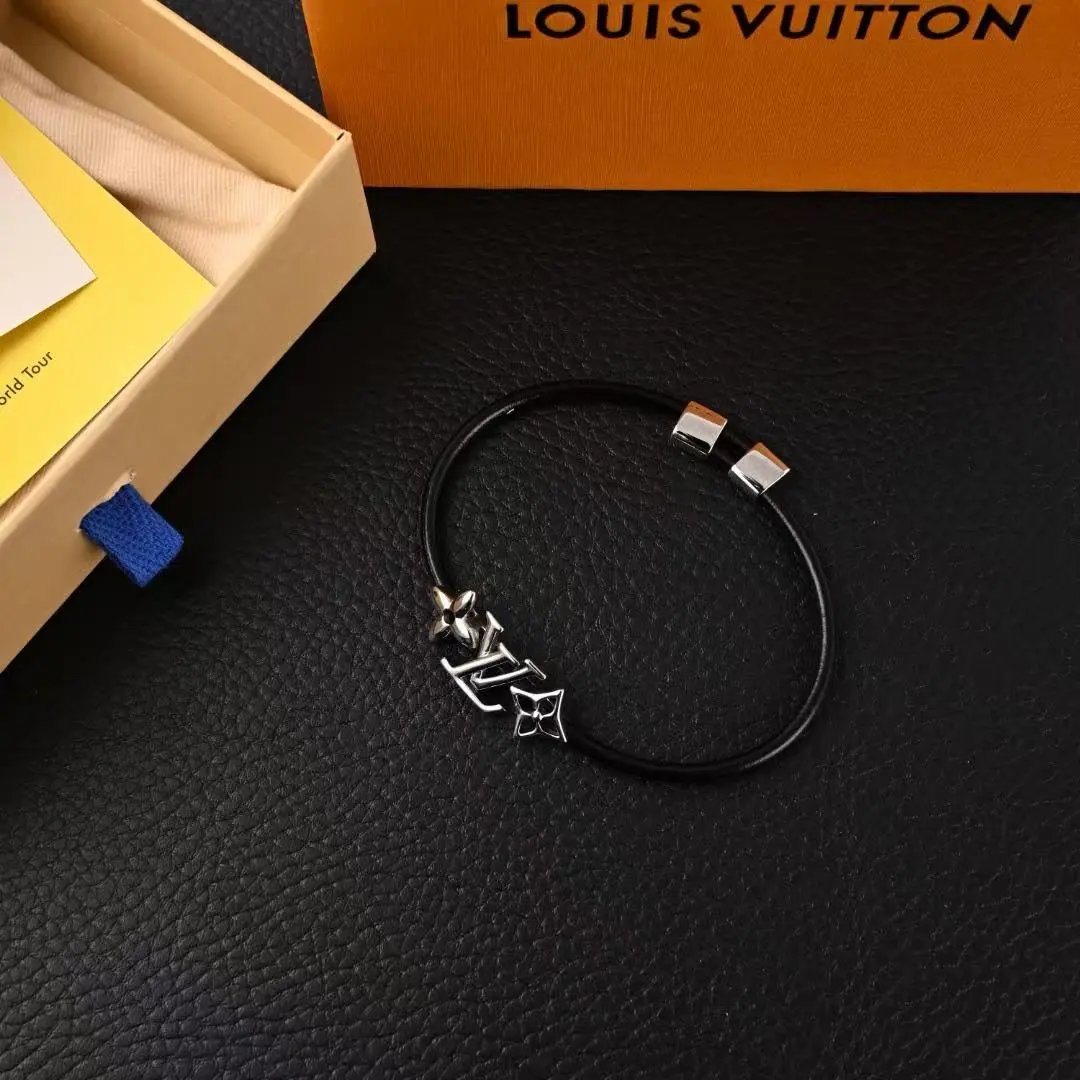 Louis Vuitton Jewelry Leather Bracelet — 21